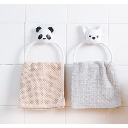 Wieszak na ręczniki, Wzór: Panda