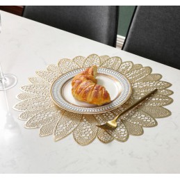Podkładka na stół w kształcie słonecznika, Kolor: Złoty