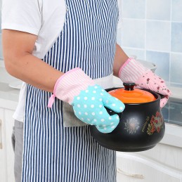 Rękawica ochronna kuchenna do gorących produktów, Kolor: Brązowy