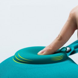 Dmuchana poduszka na kark podróżna łatwa do nadmuchania, Kolor: Zielony
