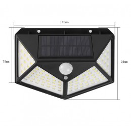 Lampa solarna 100 LED zewnętrzna