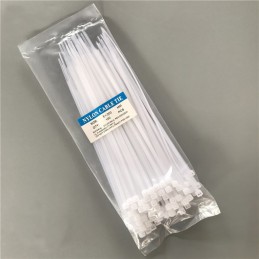Opaska kablowa, Kolor: Białe 8*500