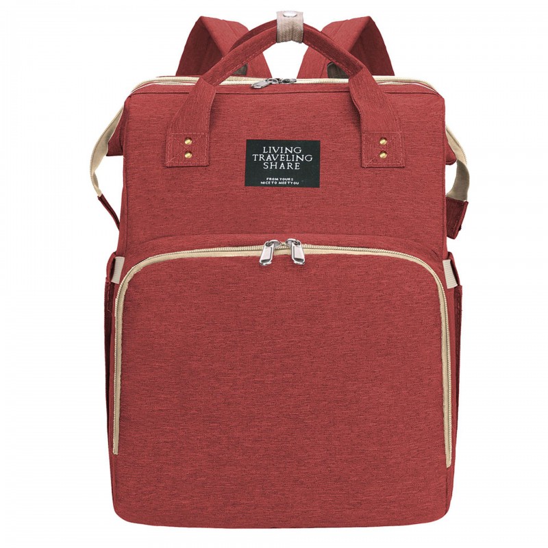 2w1 plecak i łóżeczko dla niemowląt, Kolor: Czerwony
