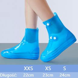 Wodoodporne nakładki na buty kalosze dla dzieci, Rozmiar: XS