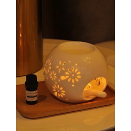 Ceramiczny kominek zapachowy na woski i olejki do aromaterapii