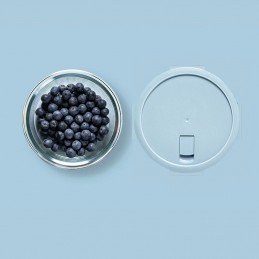 Pojemniki do przechowywania żywność ze szkła borokrzemowego, Pojemnik: Okrągły 620 ML BLUE