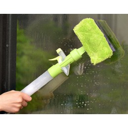 Myjka do szyb ze ściągaczką i dozownikiem, Kolor: Zielony