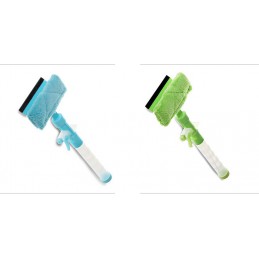 Myjka do szyb ze ściągaczką i dozownikiem, Kolor: Zielony